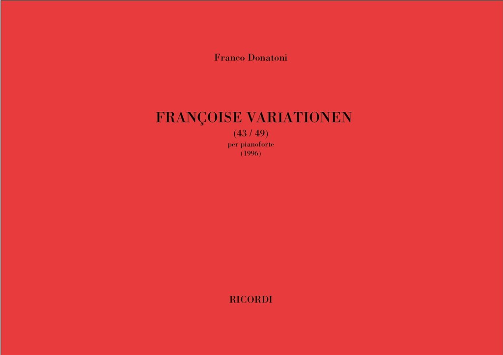 Francoise Variationen (43-49)